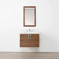 
                  
                    Austin SLIM 30" Wall Mount American Black Walnut Bathroom Vanity Teodor Bathroom Vanity Canada
                  
                