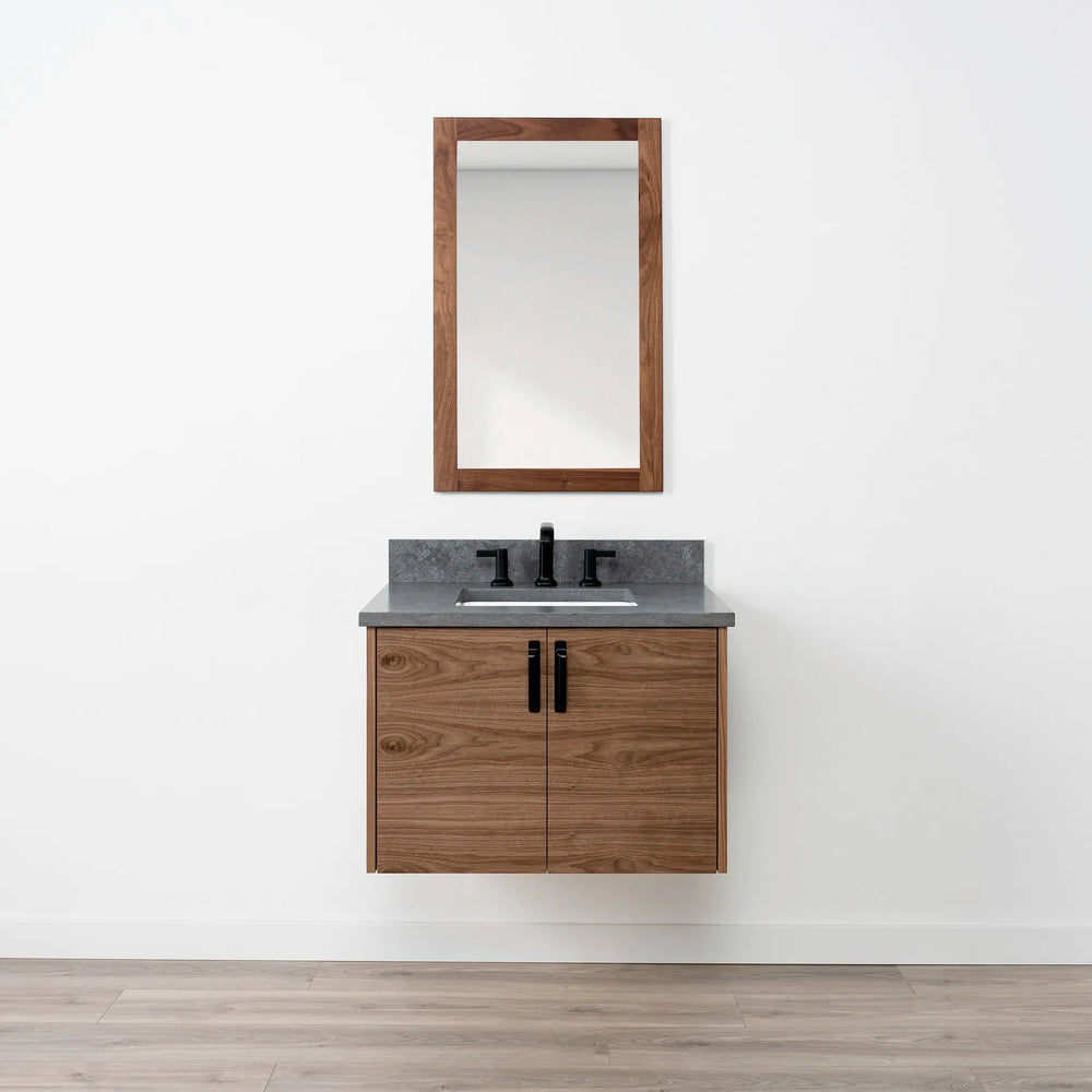 
                  
                    Austin SLIM 30" Wall Mount American Black Walnut Bathroom Vanity Teodor Bathroom Vanity Canada
                  
                