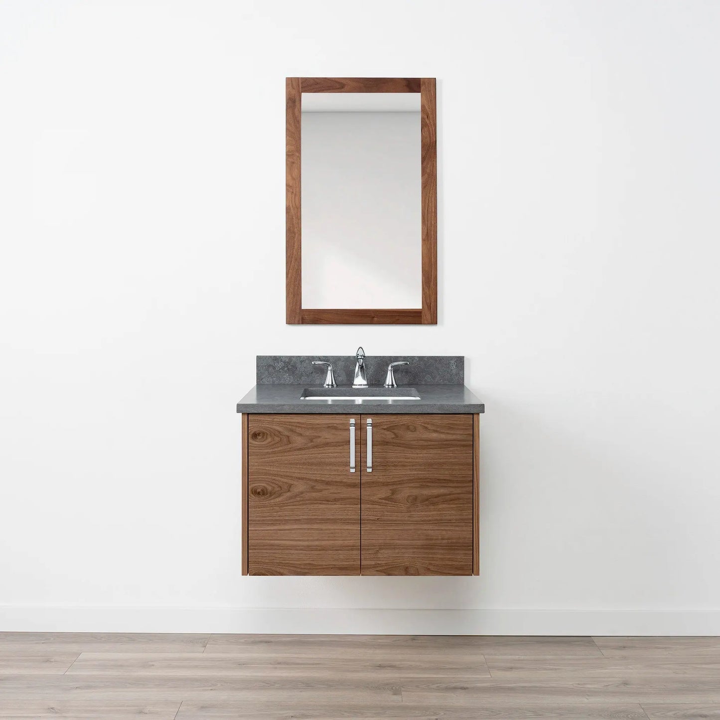 
                  
                    Austin SLIM 30" Wall Mount American Black Walnut Bathroom Vanity Teodor Bathroom Vanity Canada
                  
                