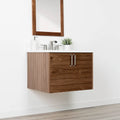 
                  
                    Austin SLIM 30" Wall Mount American Black Walnut Bathroom Vanity Teodor Bathroom Vanity Canada
                  
                