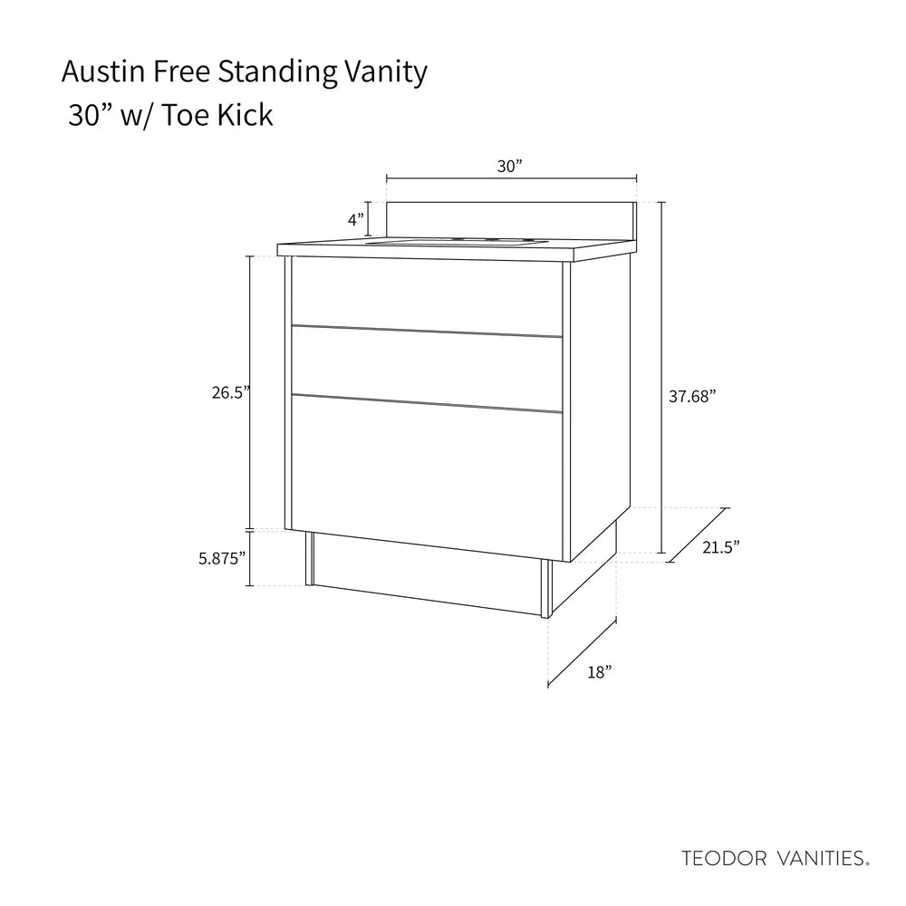 
                  
                    Austin 30", Teodor® Modern American Black Walnut Vanity Teodor
                  
                