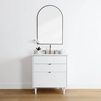 Austin 30", Teodor® Modern Gloss White Vanity Teodor Bathroom VanityCanada