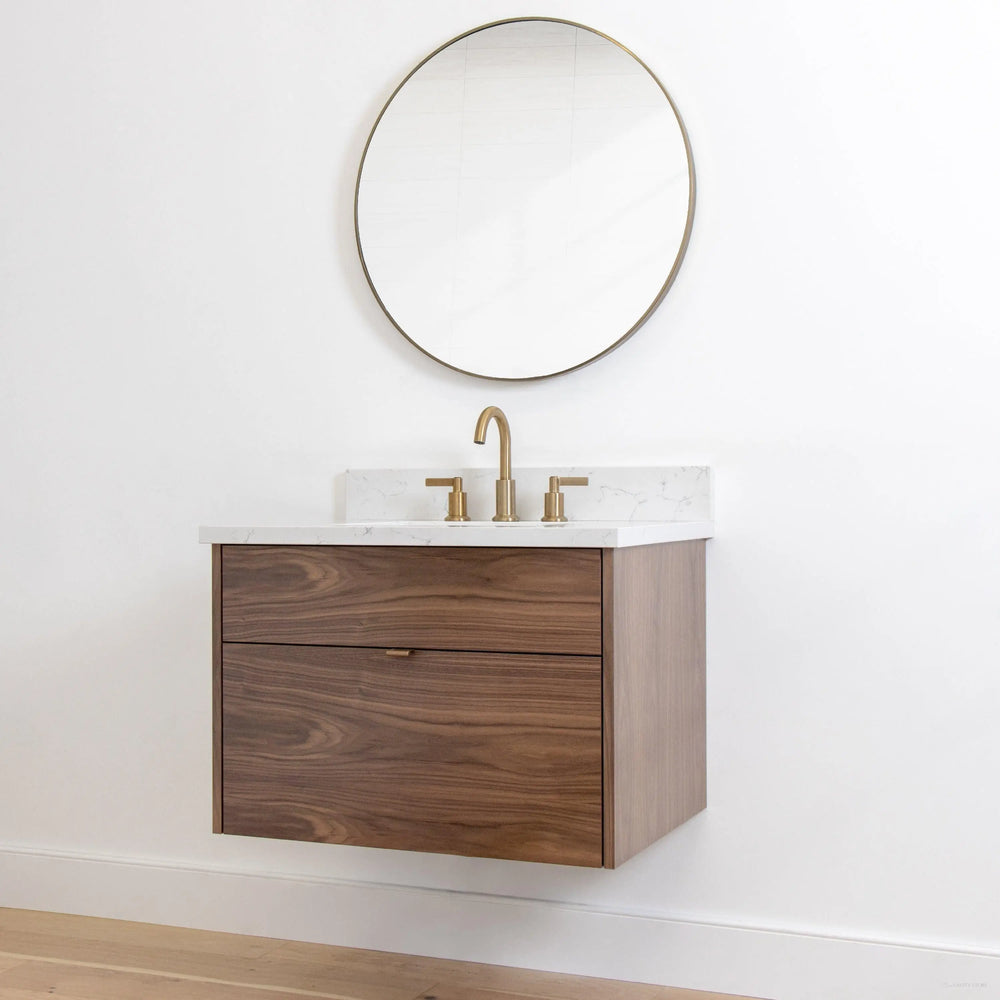 
                  
                    Austin 30", Teodor® Modern Wall Mount American Black Walnut Vanity Teodor
                  
                
