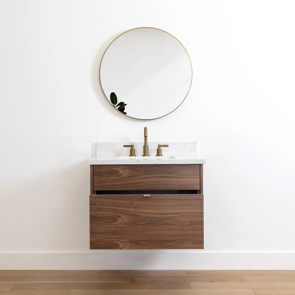 
                  
                    Austin 30", Teodor® Modern Wall Mount American Black Walnut Vanity Teodor
                  
                