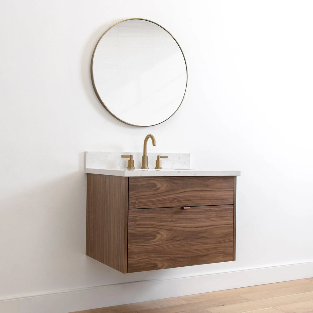 
                  
                    Austin 30", Teodor® Modern Wall Mount American Black Walnut Vanity Teodor
                  
                