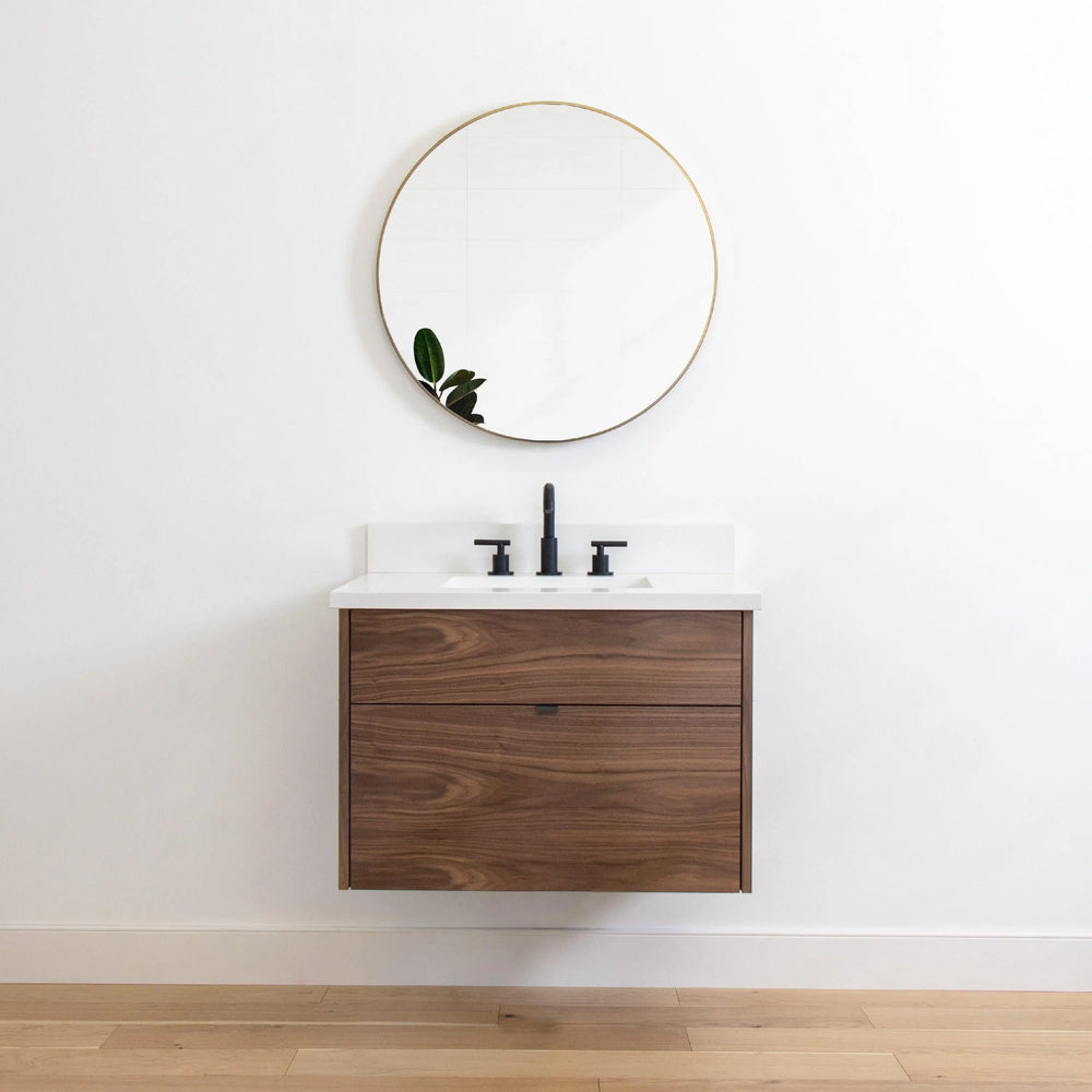 
                  
                    Austin 30", Teodor® Modern Wall Mount American Black Walnut Vanity Teodor
                  
                