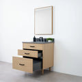 
                  
                    Austin 30" Natural White Oak Bathroom Vanity - Teodor Vanities
                  
                