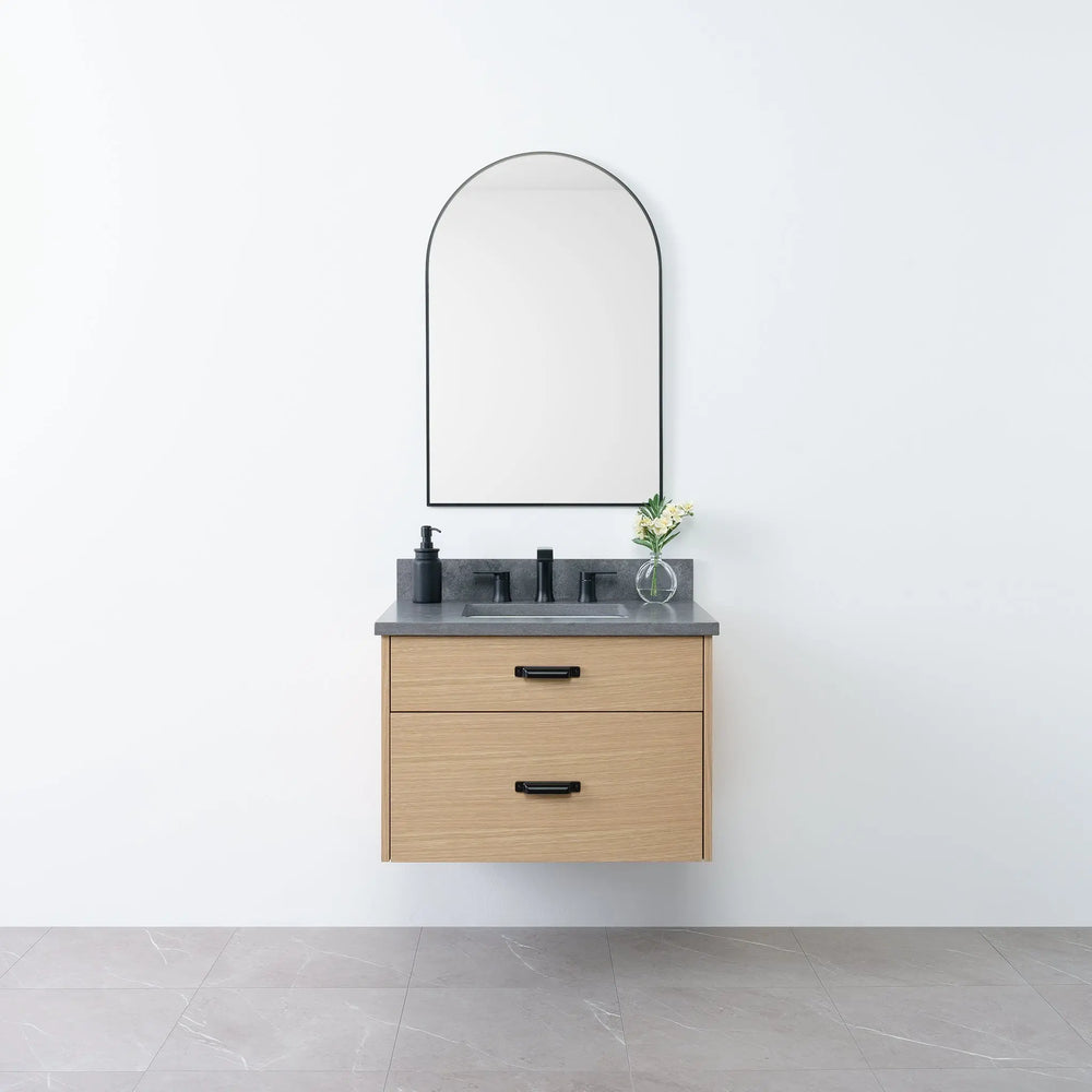 Austin 30", Teodor® Wall Mount Natural White Oak Vanity Teodor Bathroom VanityCanada