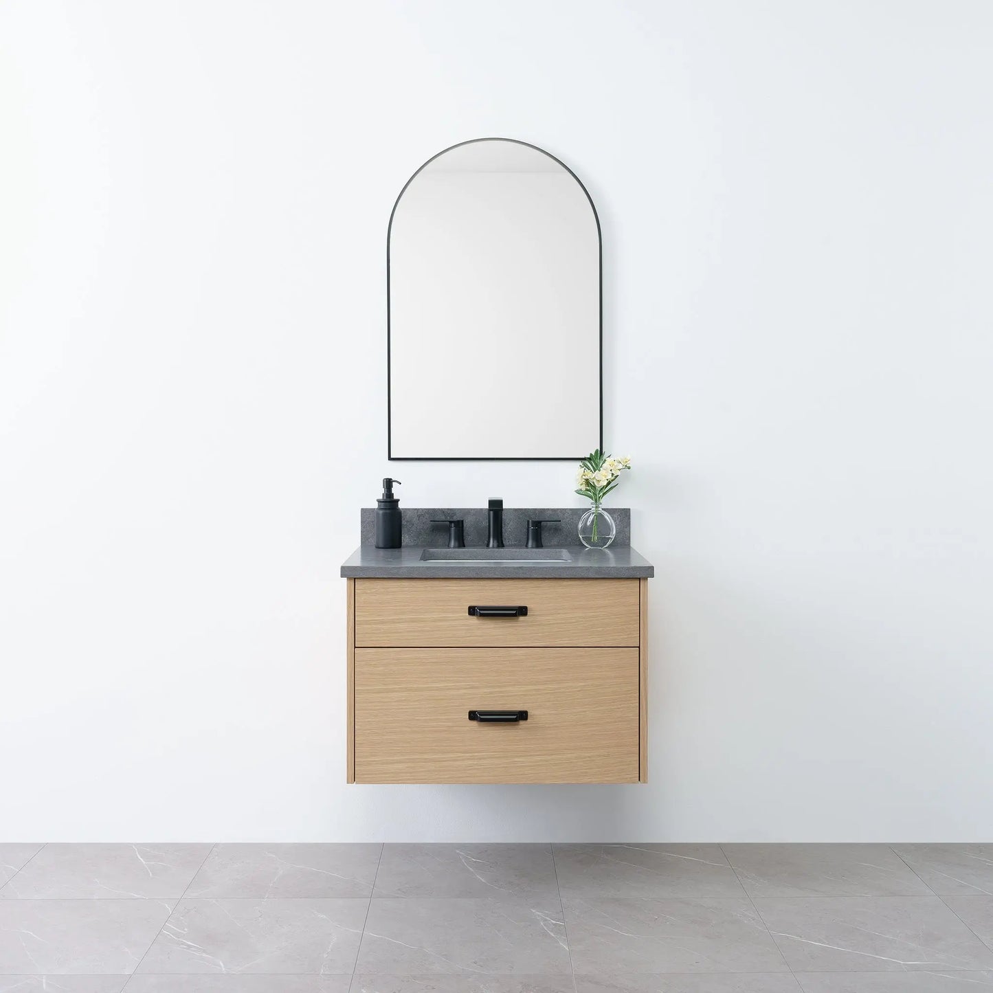 Austin 30", Teodor® Wall Mount Natural White Oak Vanity Teodor Bathroom VanityCanada