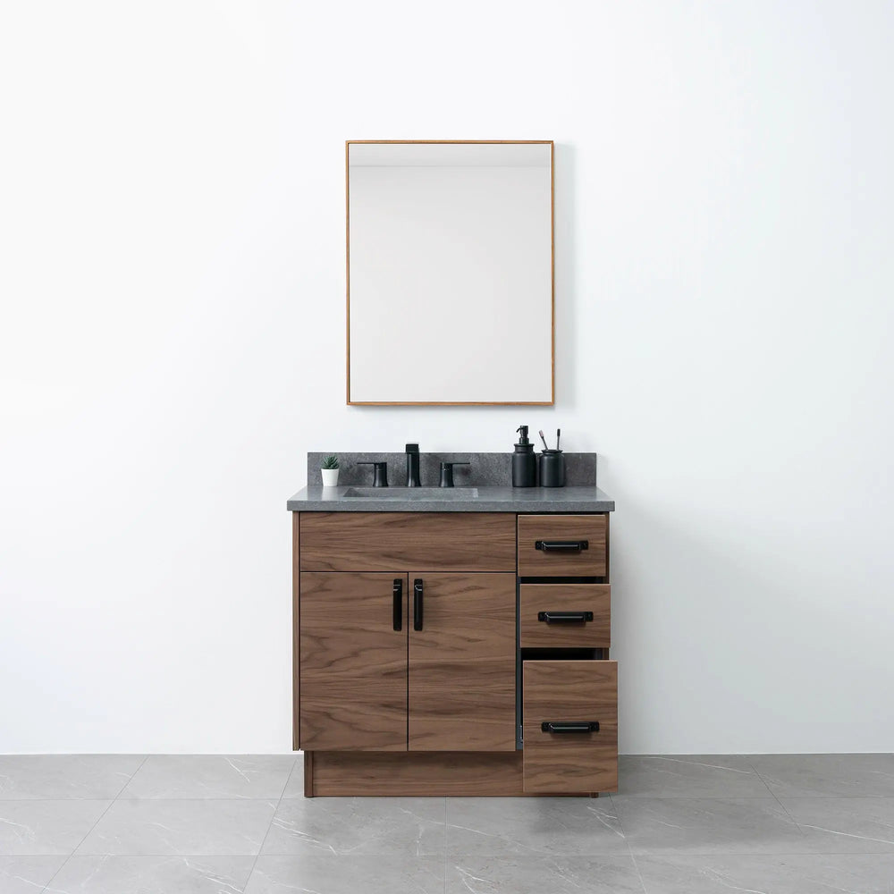 
                  
                    Austin 36", Teodor® Modern American Black Walnut Vanity, Left Sink Teodor
                  
                