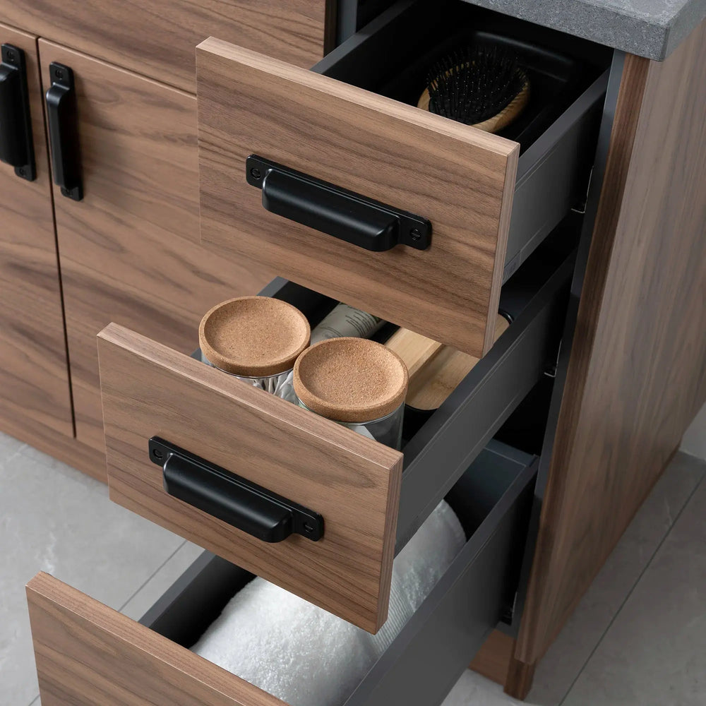 
                  
                    Austin 36", Teodor® Modern American Black Walnut Vanity, Left Sink Teodor
                  
                