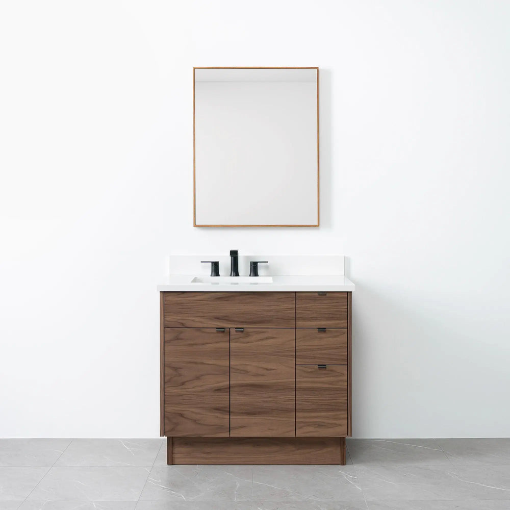 
                  
                    Austin 36", Teodor® Modern American Black Walnut Vanity, Left Sink Teodor
                  
                