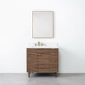 
                  
                    Austin 36", Teodor® Modern American Black Walnut Vanity, Left Sink Teodor
                  
                