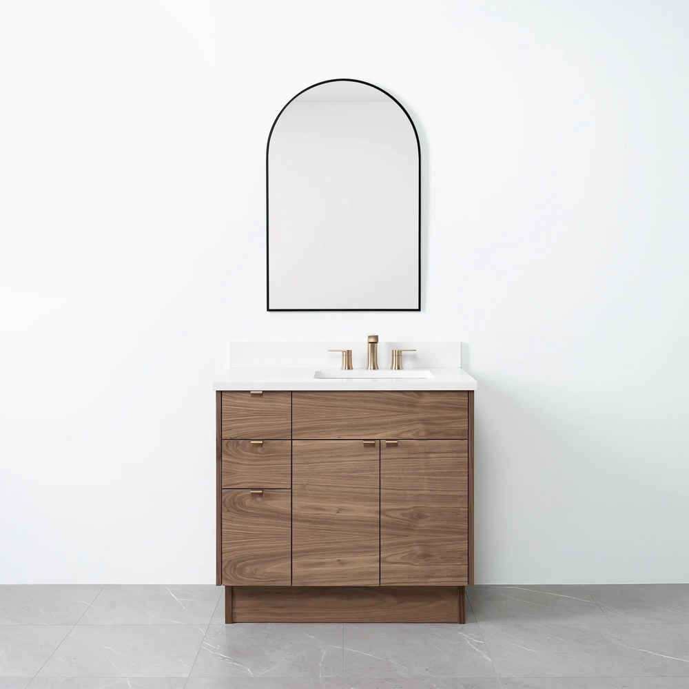 
                  
                    Austin 36", Teodor® Modern American Black Walnut Vanity, Right Sink Teodor
                  
                