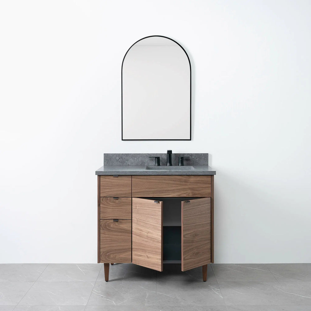 
                  
                    Austin 36", Teodor® Modern American Black Walnut Vanity, Right Sink Teodor
                  
                
