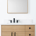 
                  
                    Austin 36" Natural White Oak Bathroom Vanity, Left Sink - Teodor Vanities
                  
                