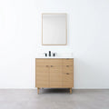 
                  
                    Austin 36" Natural White Oak Bathroom Vanity, Left Sink - Teodor Vanities
                  
                