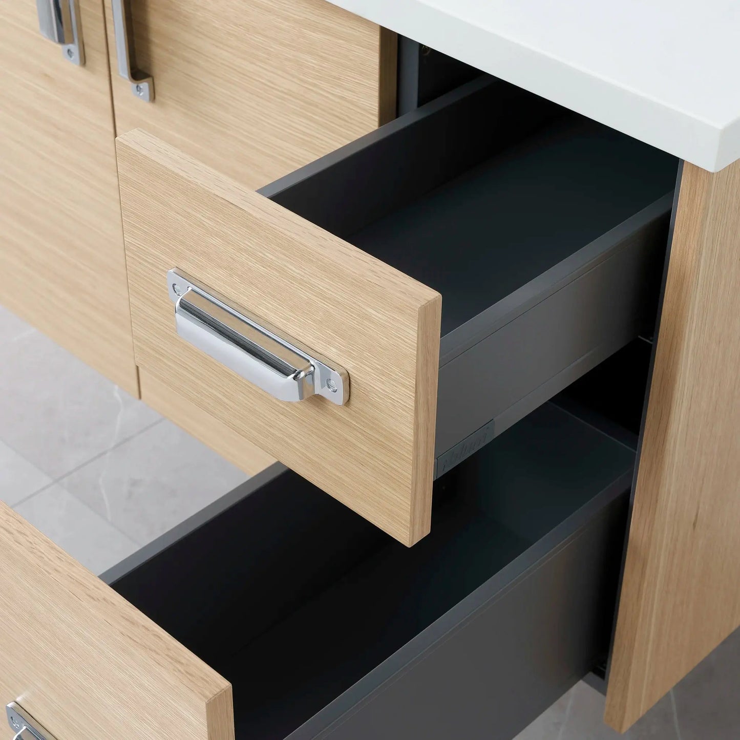 
                  
                    Austin 36", Teodor® Wall Mount Natural White Oak Vanity, Left Sink Teodor Bathroom VanityCanada
                  
                