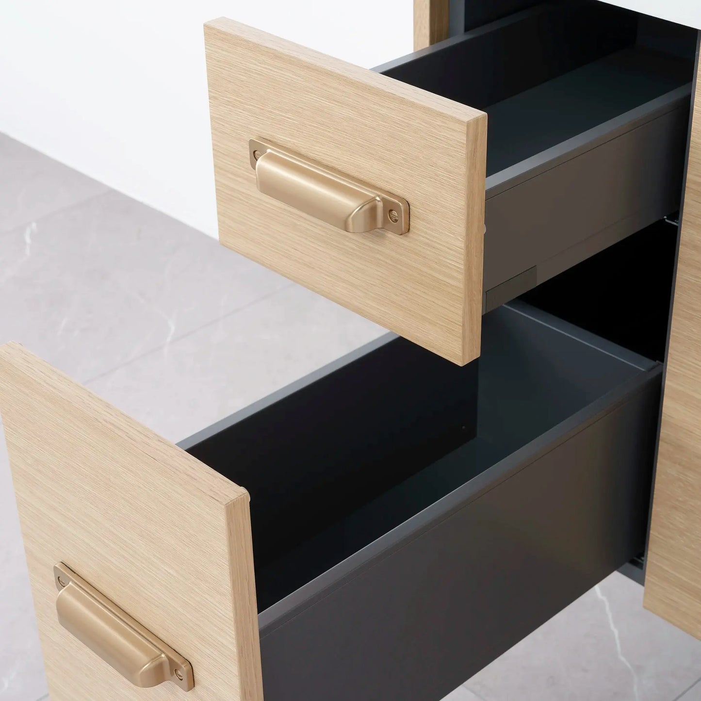 
                  
                    Austin 36", Teodor® Wall Mount Natural White Oak Vanity, Right Sink Teodor Bathroom VanityCanada
                  
                