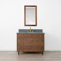 
                  
                    Austin Stainless SLIM 42" American Black Walnut Bathroom Vanity Teodor Bathroom Vanity Canada
                  
                
