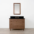 
                  
                    Austin Stainless SLIM 42" American Black Walnut Bathroom Vanity Teodor Bathroom Vanity Canada
                  
                