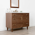 
                  
                    Austin Stainless SLIM 42" American Black Walnut Bathroom Vanity Teodor Bathroom Vanity Canada
                  
                