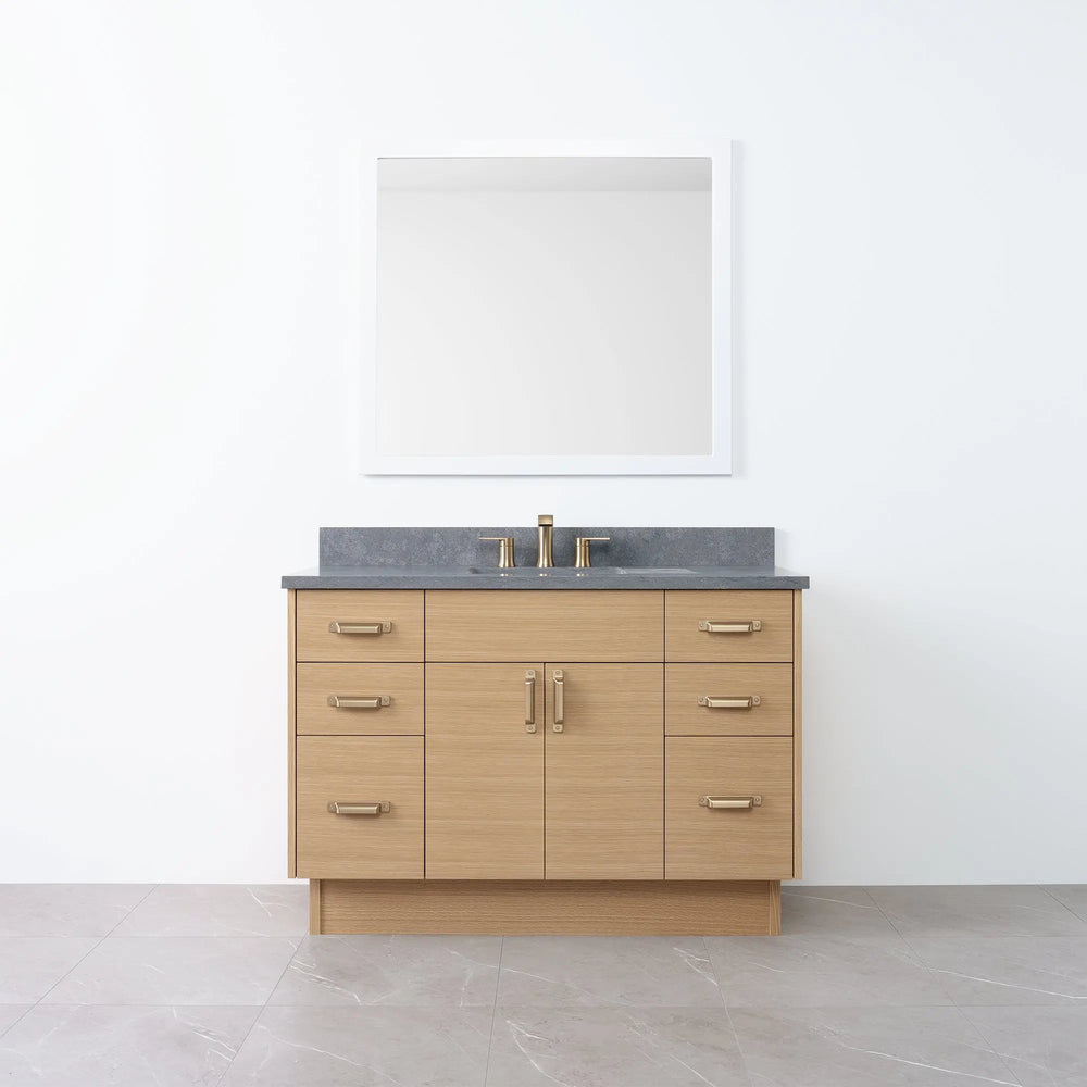 
                  
                    Austin 48" Natural White Oak Bathroom Vanity - Teodor Vanities
                  
                