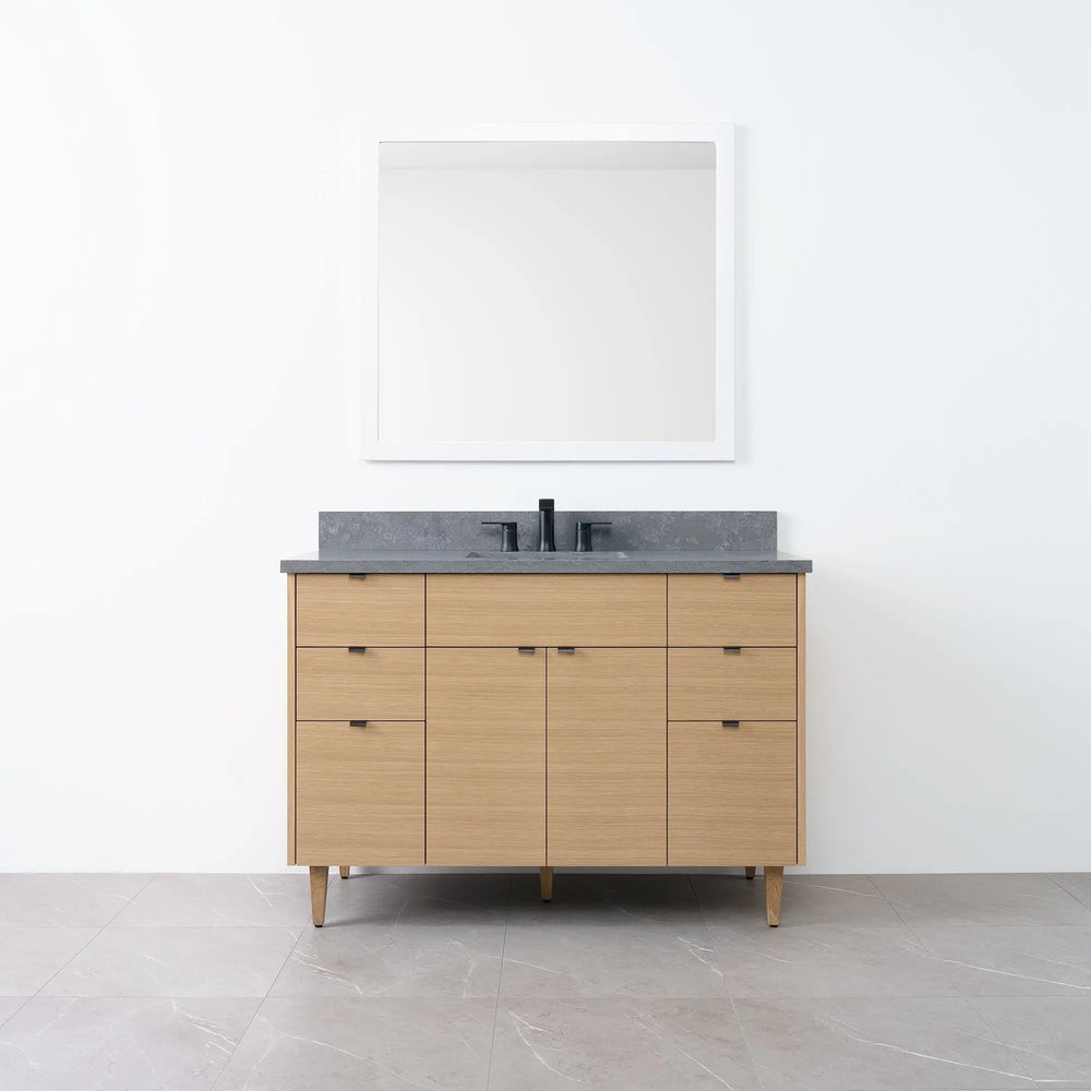
                  
                    Austin 48" Natural White Oak Bathroom Vanity - Teodor Vanities
                  
                
