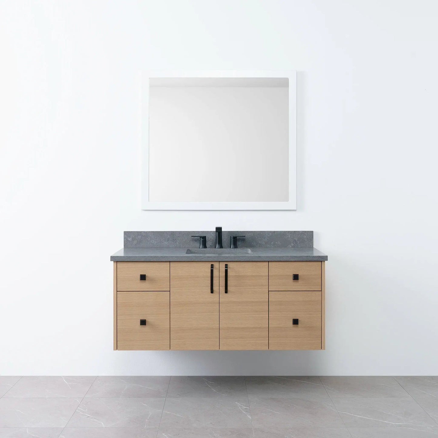 
                  
                    Austin 48", Teodor® Wall Mount Natural White Oak Vanity Teodor Bathroom VanityCanada
                  
                