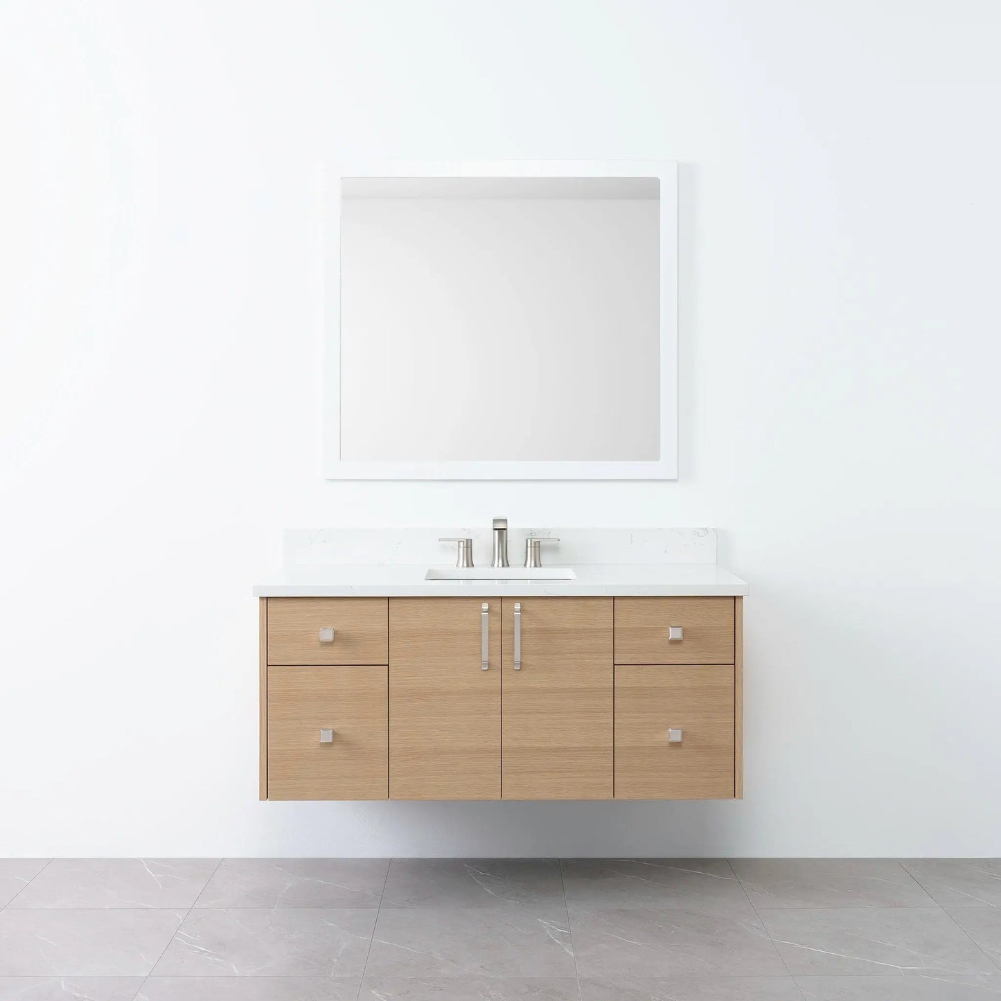 
                  
                    Austin 48", Teodor® Wall Mount Natural White Oak Vanity Teodor Bathroom VanityCanada
                  
                