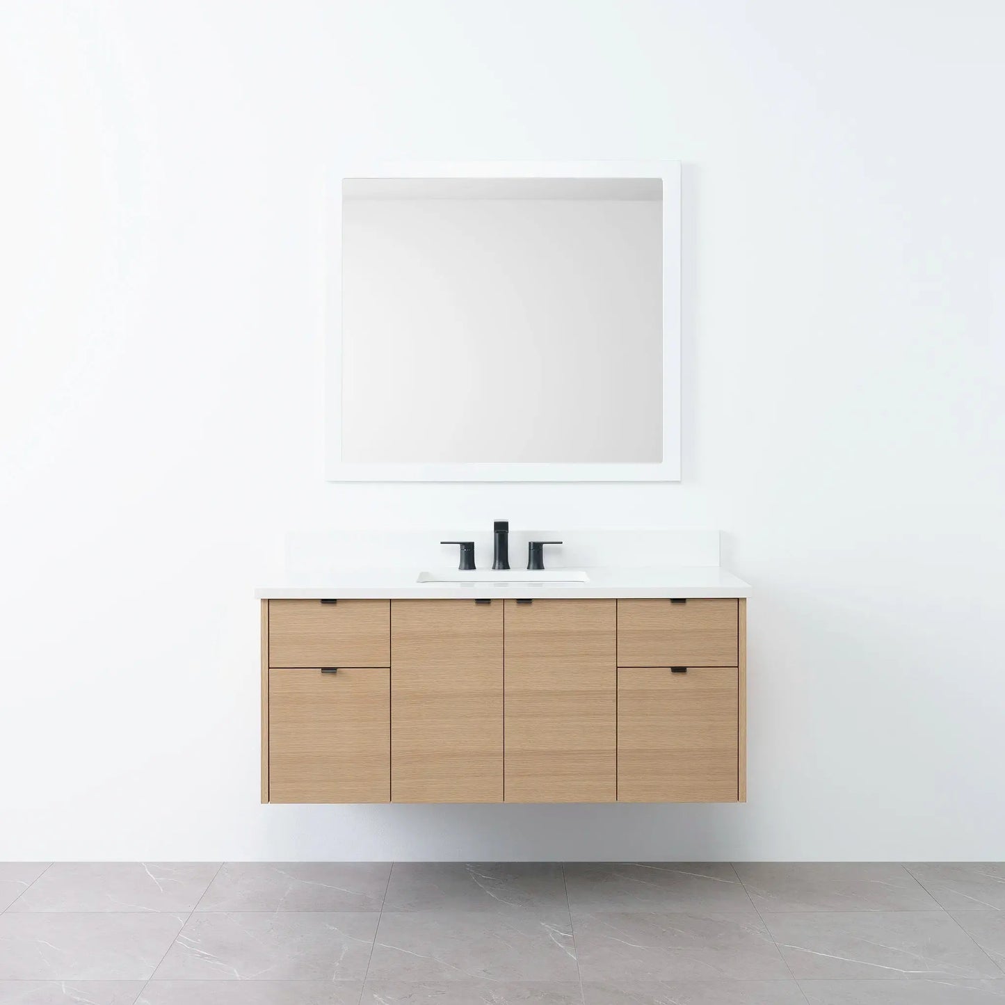 
                  
                    Austin 48", Teodor® Wall Mount Natural White Oak Vanity Teodor Bathroom VanityCanada
                  
                