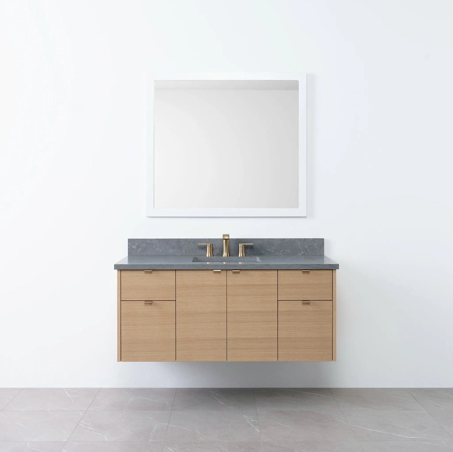 
                  
                    Austin 48", Teodor® Wall Mount Natural White Oak Vanity Teodor Bathroom VanityCanada
                  
                