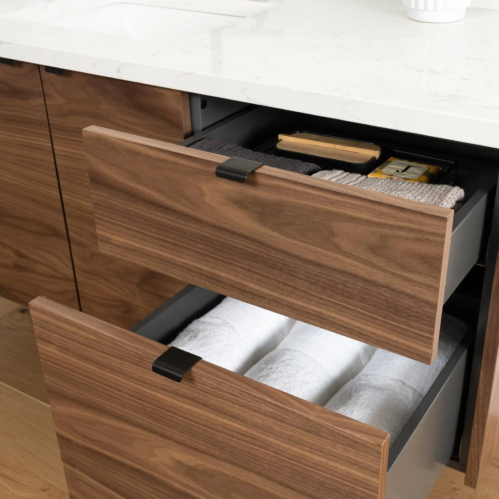 
                  
                    Austin 60" Wall Mount American Black Walnut Bathroom Vanity
                  
                