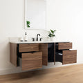 
                  
                    Austin 60", Teodor® Modern Wall Mount American Black Walnut Vanity Teodor
                  
                