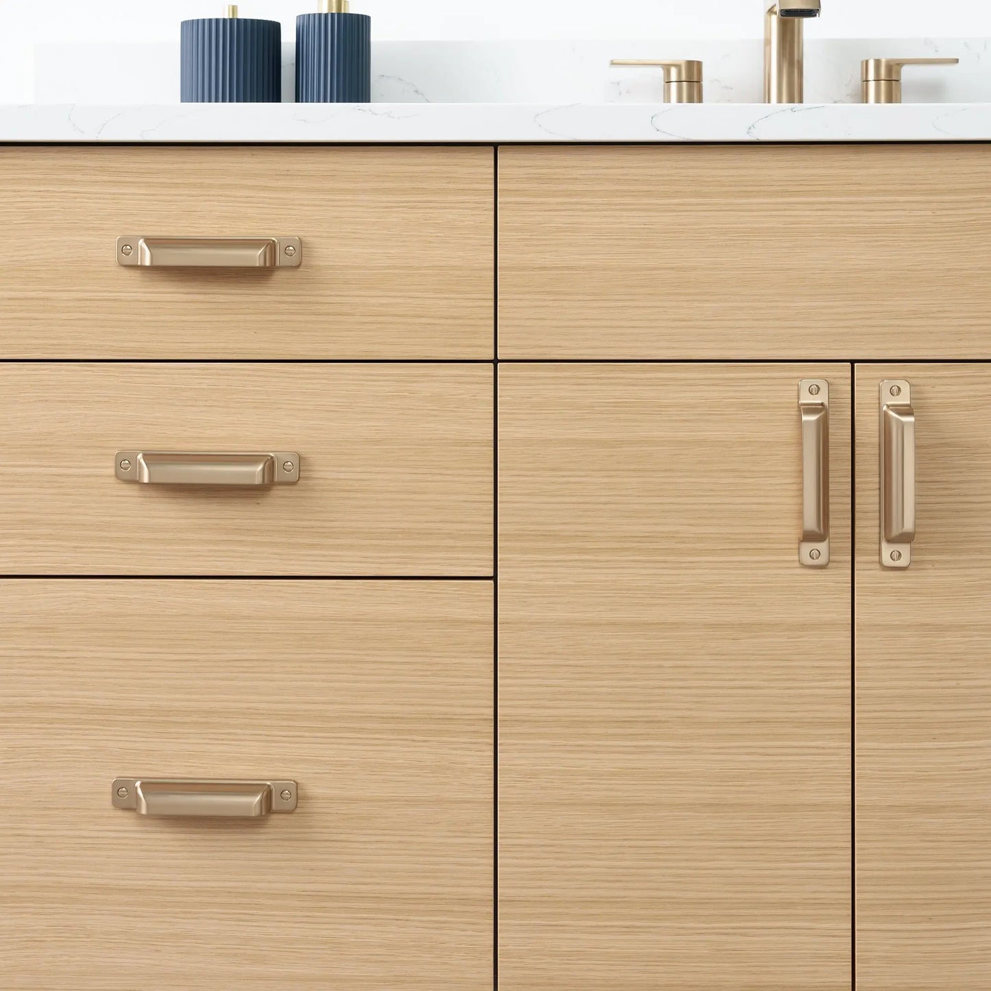 
                  
                    Austin 60" Natural White Oak Bathroom Vanity - Teodor Vanities
                  
                