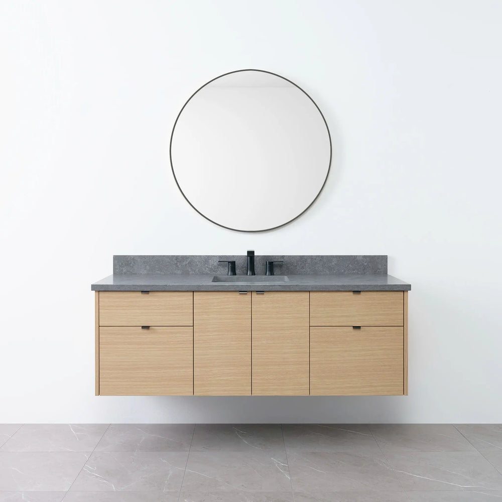 
                  
                    Austin 60", Teodor® Wall Mount Natural White Oak Vanity Teodor Bathroom VanityCanada
                  
                