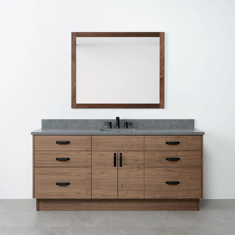 Austin 72", Teodor® Modern American Black Walnut Vanity Teodor Bathroom VanityCanada