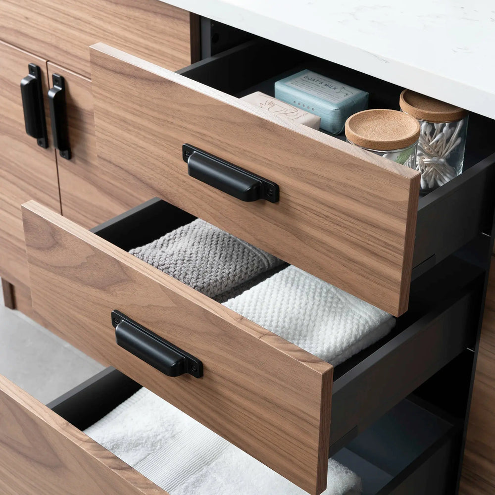 
                  
                    Austin 72", Teodor® Modern American Black Walnut Vanity, Double Sink Teodor
                  
                