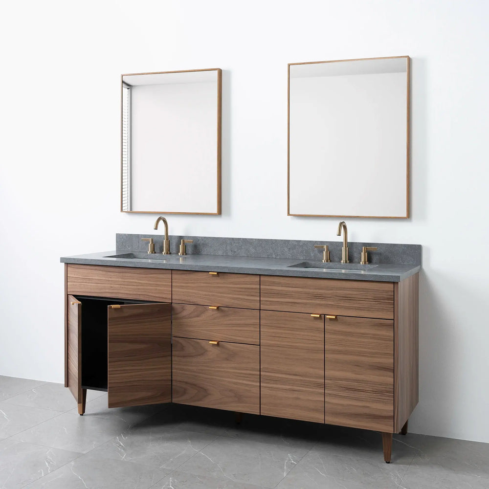 
                  
                    Austin 72", Teodor® Modern American Black Walnut Vanity, Double Sink Teodor
                  
                