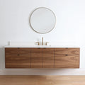 
                  
                    Austin 72", Teodor® Modern Wall Mount American Black Walnut Vanity Teodor Bathroom VanityCanada
                  
                