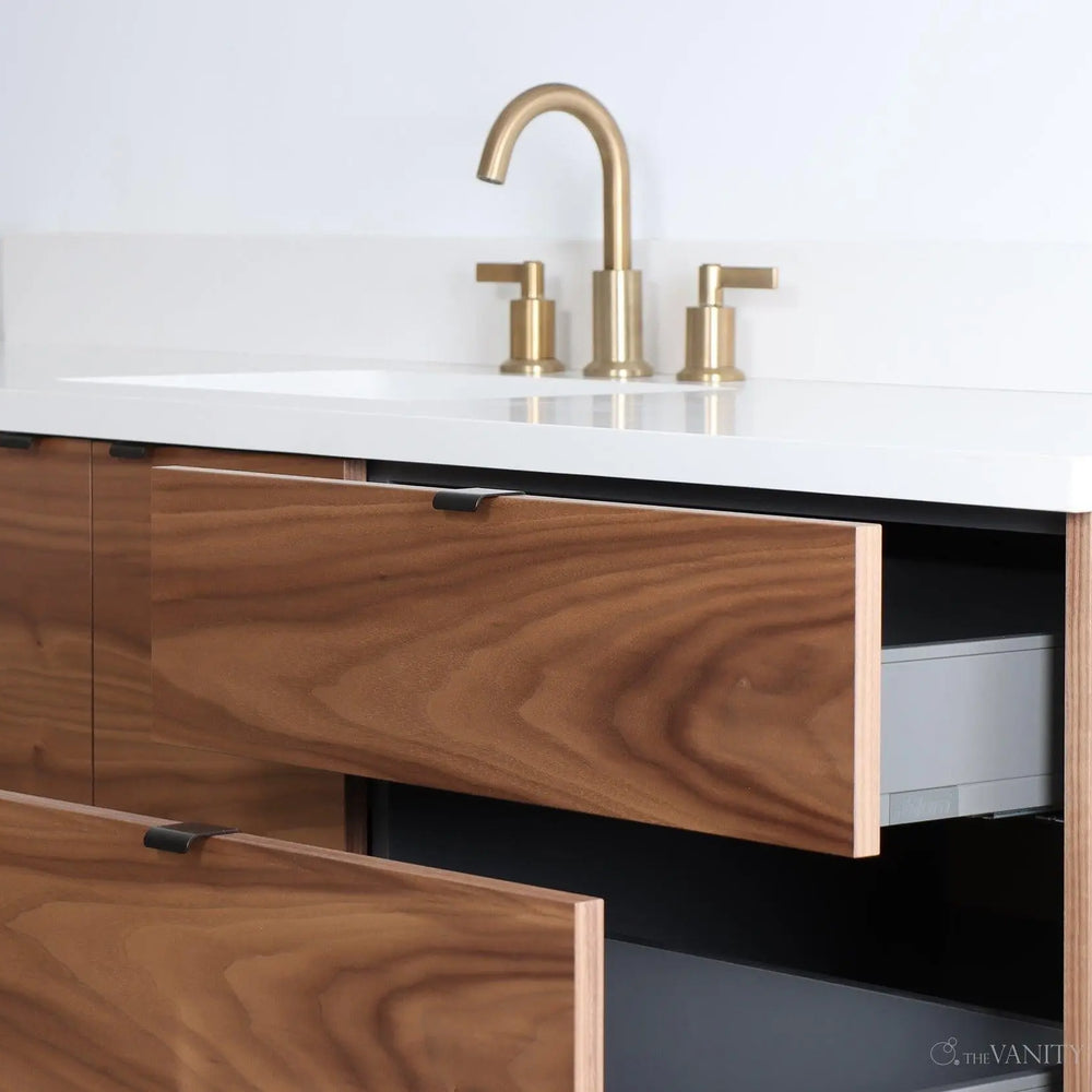 
                  
                    Austin 72" Wall Mount American Black Walnut Bathroom Vanity
                  
                