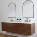 
                  
                    Austin 72" Wall Mount American Black Walnut Bathroom Vanity, Double Sink - Teodor Vanities
                  
                