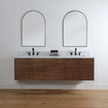 
                  
                    Austin 72" Wall Mount American Black Walnut Bathroom Vanity, Double Sink - Teodor Vanities
                  
                