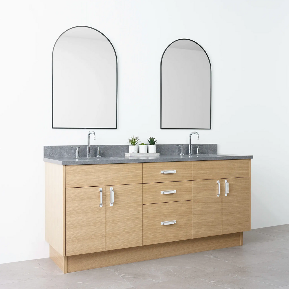 
                  
                    Austin 72" Natural White Oak Bathroom Vanity, Double Sink - Teodor Vanities
                  
                