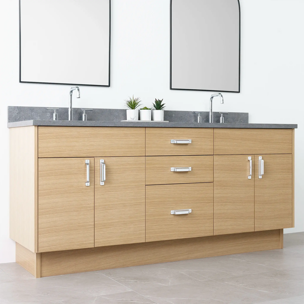 
                  
                    Austin 72" Natural White Oak Bathroom Vanity, Double Sink - Teodor Vanities
                  
                
