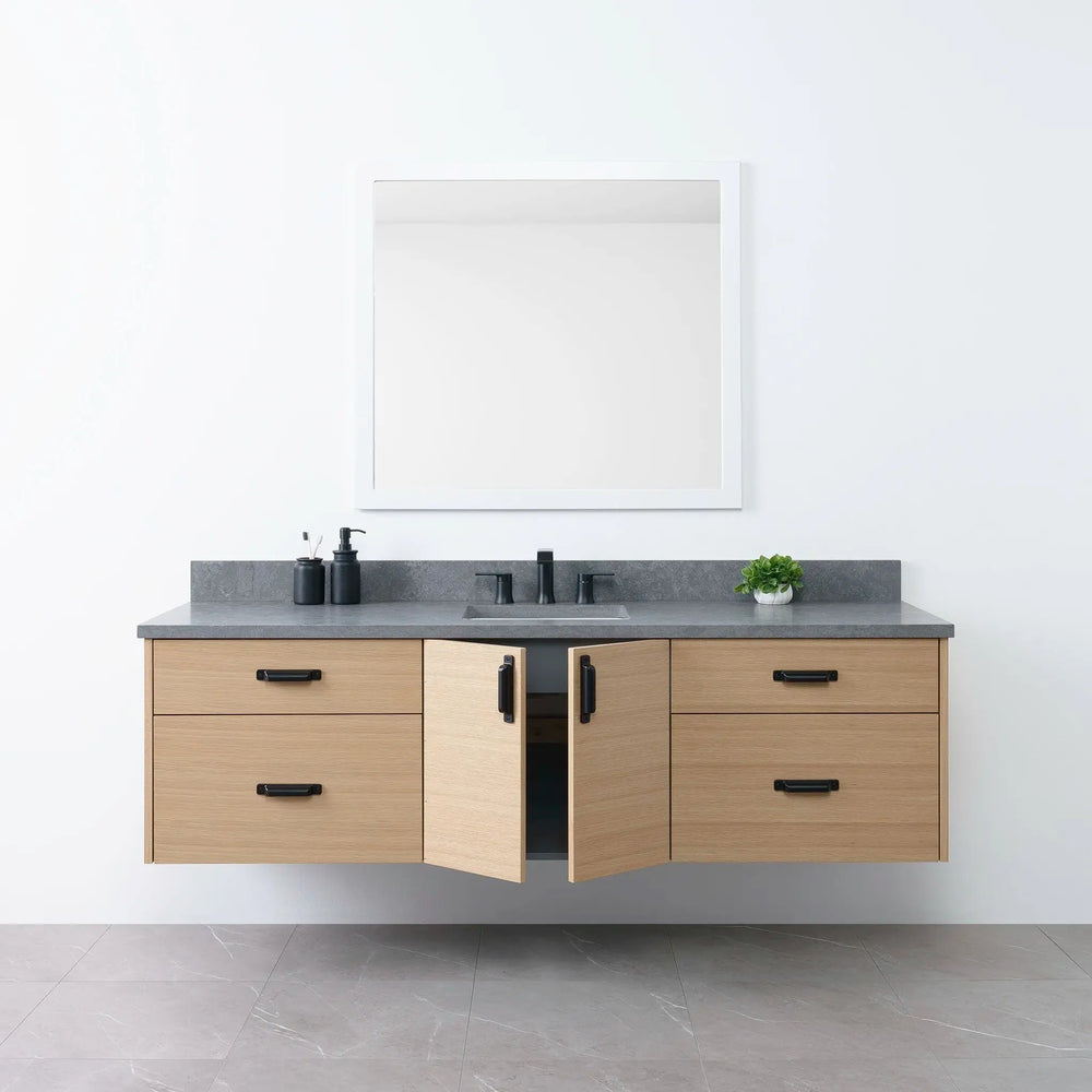 
                  
                    Austin 72", Teodor® Wall Mount Natural White Oak Vanity Teodor Bathroom VanityCanada
                  
                