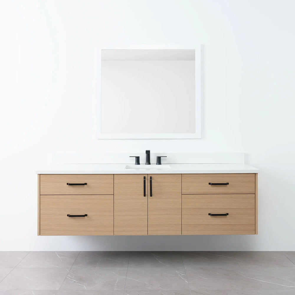 
                  
                    Austin 72", Teodor® Wall Mount Natural White Oak Vanity Teodor Bathroom VanityCanada
                  
                