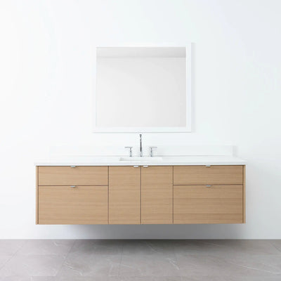 Austin 72", Teodor® Wall Mount Natural White Oak Vanity Teodor Bathroom VanityCanada