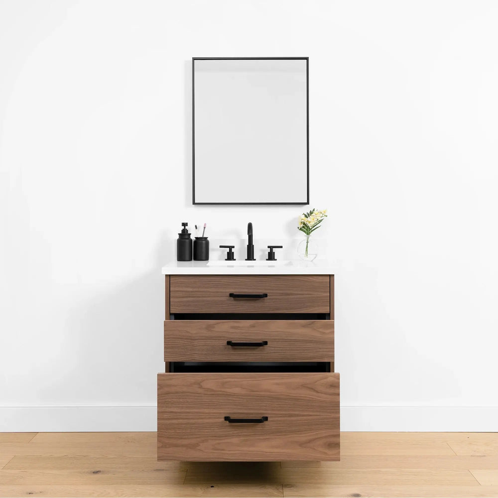
                  
                    Austin SLIM, 30" Teodor® Modern American Black Walnut Vanity Teodor Bathroom VanityCanada
                  
                