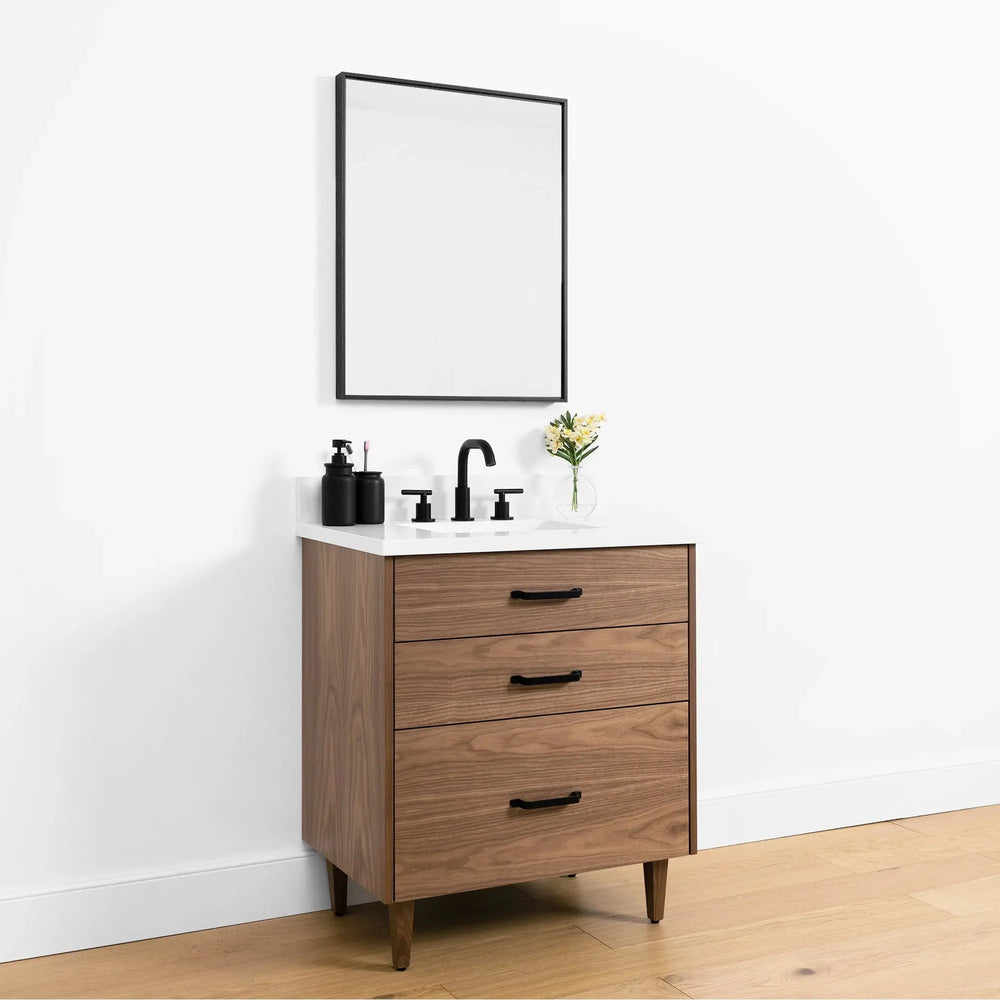 
                  
                    Austin SLIM, 30" Teodor® Modern American Black Walnut Vanity Teodor Bathroom VanityCanada
                  
                